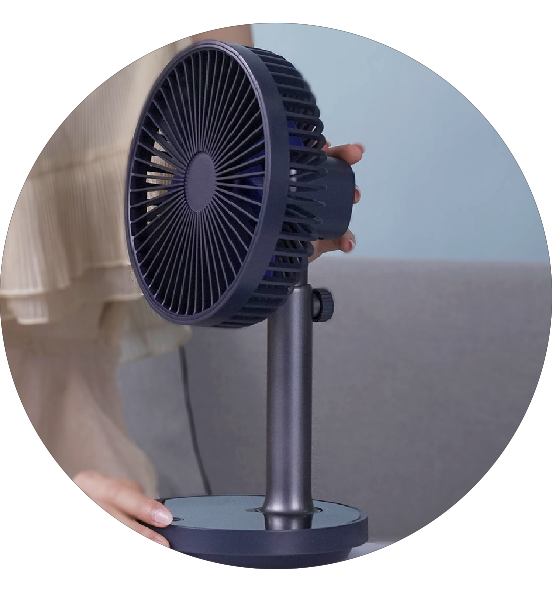 Rechargeable Mini USB Laptop Adjustable Mini Tower Table Fan