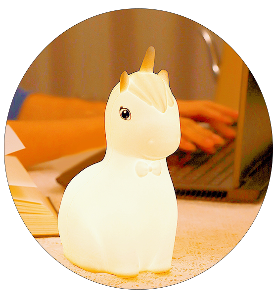 Unicorn Silicone  Night Light (Rechargeable)