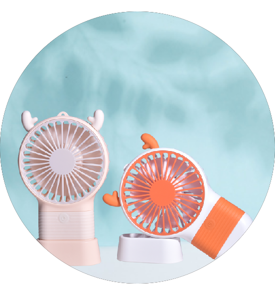 Personal Strap Hanging USB Hand Held Battery Fan Portable Mini Neck Fan
