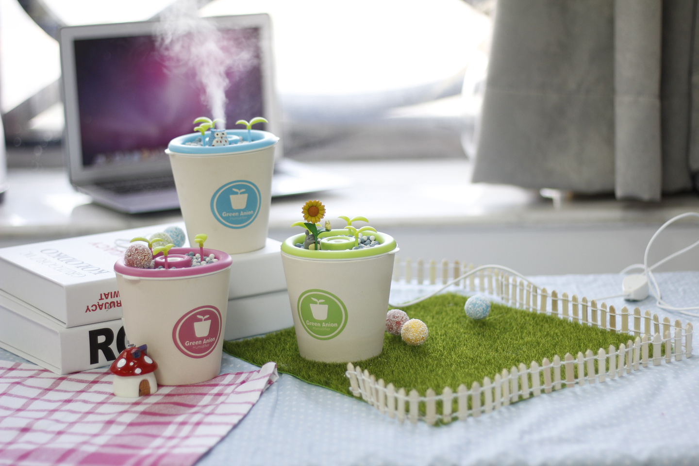 Ceramics anion potted plant aroma diffuser
