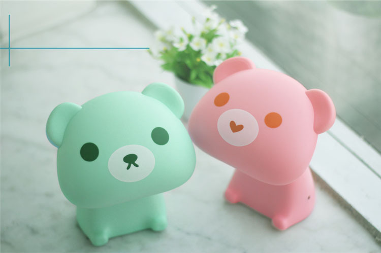 Mini bear led night light