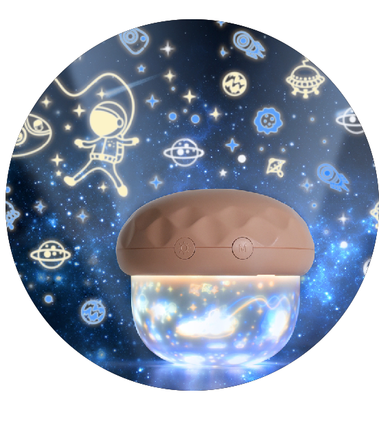 Star Sky Ocean Wave Baby Night Light Projector Lamp For Kids