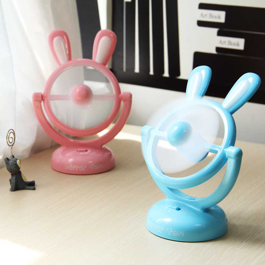 Rabbit mirror fan