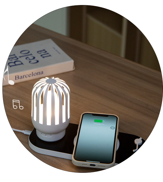 Creative Wireless Charger Night Light