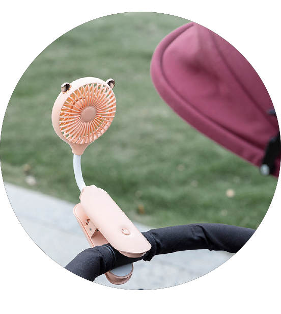 Clip Type Mini Fan Supplier High Quality Mini Fan Clip With Rechargeable Battery