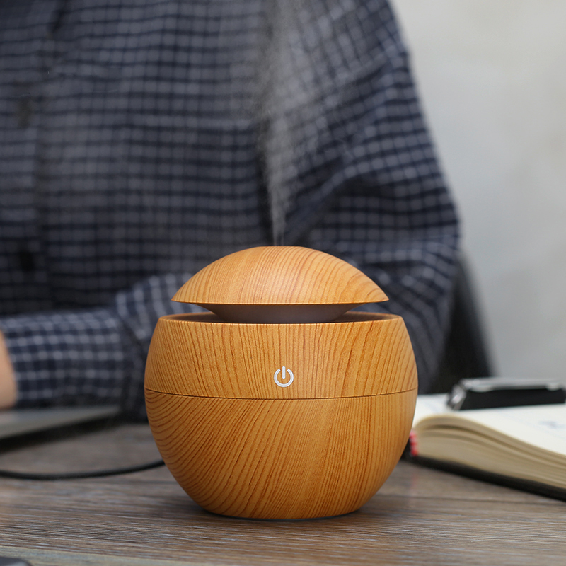 130ML Wooden essential oil diffuser