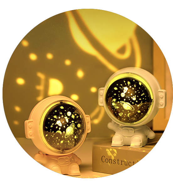 Astronaut Moon Starry Projector Light Music Nebula LED Night Light Projector For Bedroom