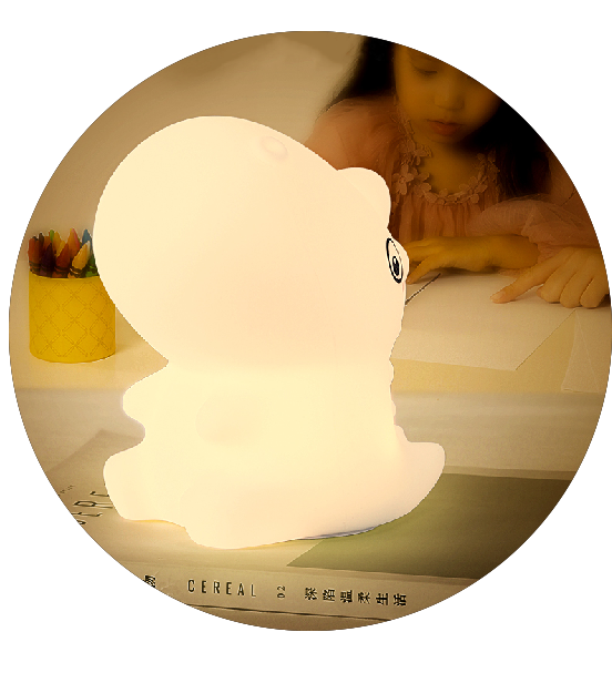 Silicone Children Lamp Color Changing Animal Led Dinosaur Night Light
