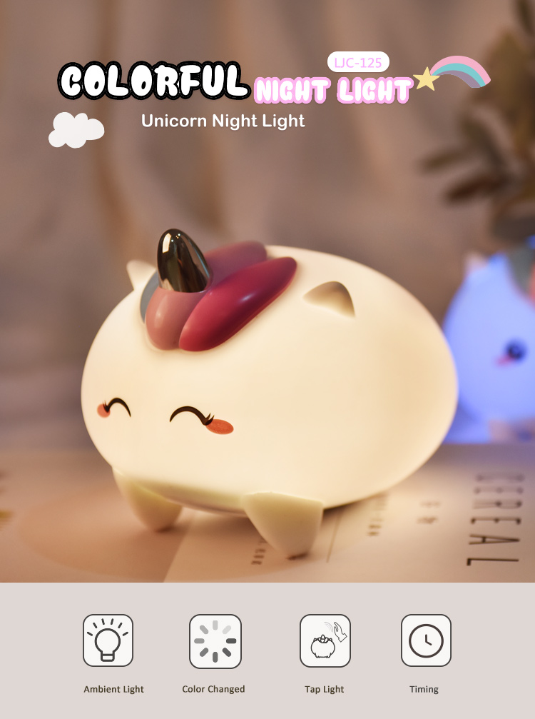 Animal shaped rechargable night lamp